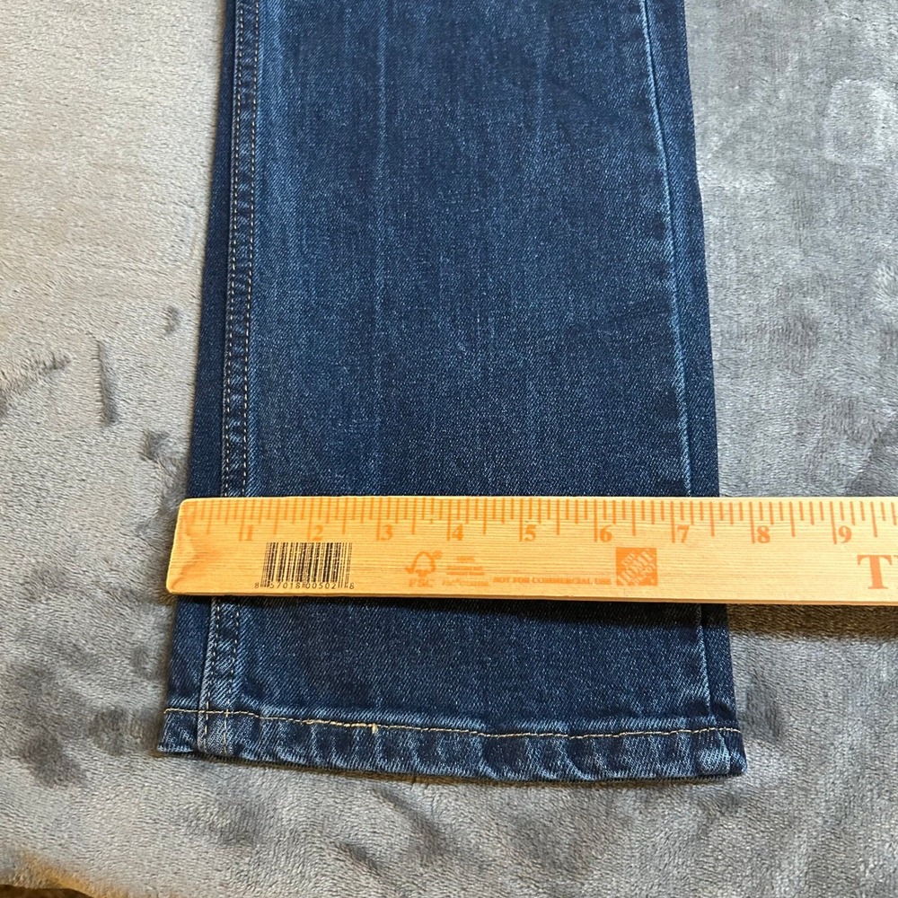 Wrangler Five Star Heritage Jeans Mens 30x32 Dark Wash Blue Regular Stretch NWT - Picture 10 of 13
